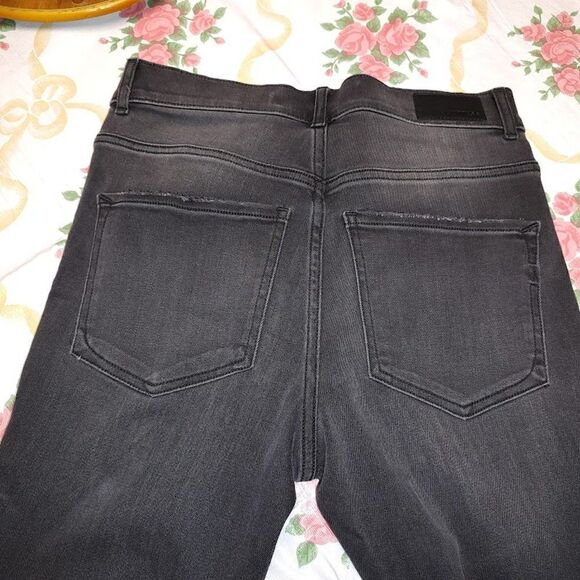 New Express Black Ankle Legging High Rise Stretch Jeans Women's 6 Regular - Picture 4 of 4